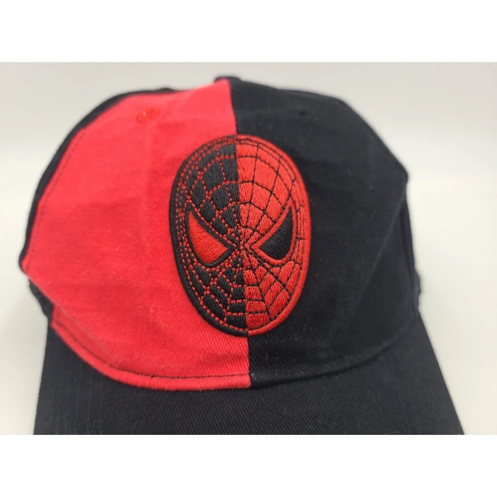 Youth Spider-Man 3 Marvel Comics Adjustable Hat Cap Child Kid Boy Girl Red Black